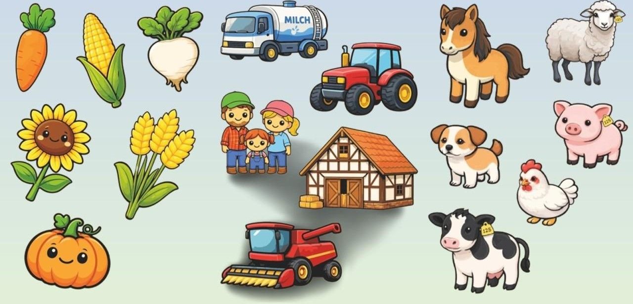 Bunte i.m.a-Tattoos vermitteln Kindern Landwirtschaft spielerisch direkt auf (Foto: i.m.a - information.medien.agrar e.V.)